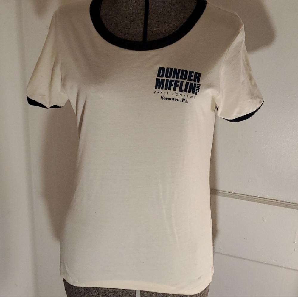 The Office Dunder Mifflin Scranton Branch Painting Shirt Womens M NWT